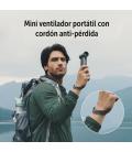 Ventilador portatil jisulife fan ultra gris