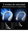 Ventilador de cuello jisulife life 4 gris