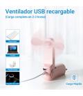 Ventilador portatil jisulife life 8 plus blanco