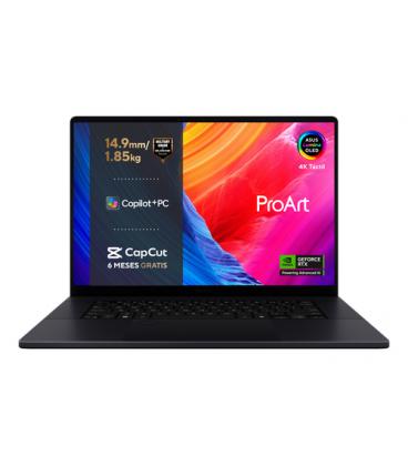 ASUS ProArt P16 OLED H7606WM-SC052W Copilot+ PC - Ordenador Portátil 16" WQUXGA (AMD Ryzen AI 9 HX 370, 32GB RAM, 1TB SSD, NVIDI