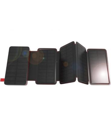 Powerbank solar 10000mah wonder wx10s/ 10w/ negra y roja
