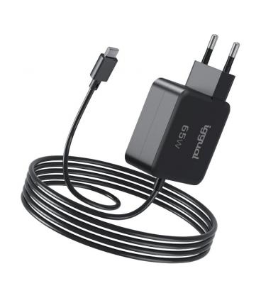 Iggual cargador portátil y móvil tipo c pd 65w