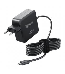 Iggual cargador portátil y móvil tipo c pd 100w