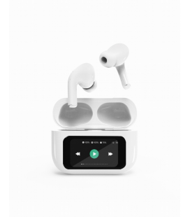 AURICULARES GEMBIRD TWS-LCD-ANC-01-W BLANCO BT
