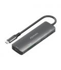 Docking usb tipo-c aisens asuc-5p011-gr/ 1xhdmi/ 2xusb/ 1xusb tipo-c pd/ 1xlector tarjetas/ gris