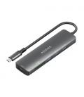 Docking usb tipo-c aisens asuc-6p024-gr/ 1xhdmi/ 3xusb/ 1xlector tarjetas/ gris