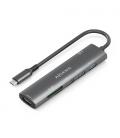 Docking usb tipo-c aisens asuc-7p025-gr/ 1xhdmi/ 3xusb/ 1xusb tipo-c pd/ 1xlector tarjetas/ gris