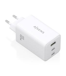 Cargador de pared gan aisens asch-100w3p051-w/ 2xusb tipo-c/ 1xusb/ 100w