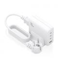 Cargador sobremesa gan aisens asch-140w4p055-w/ 3xusb tipo-c/ 1xusb/ 140w