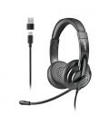 Auriculares ngs vox605 usb/ con micrófono/ usb/ negros