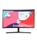 Monitor profesional curvo samsung essential monitor s3 s36c s27c366eau/ 27'/ full hd/ negro