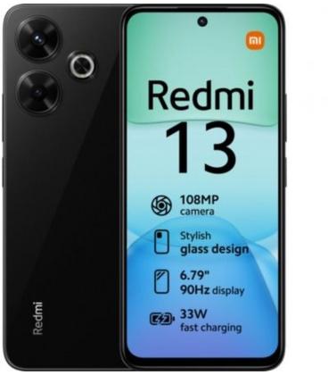 Movil xiaomi redmi 13 6 - 128gb midnight black