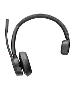 Auricular inalámbrico poly voyager 4310 + adaptador bt700/ con micrófono/ bluetooth/ negro