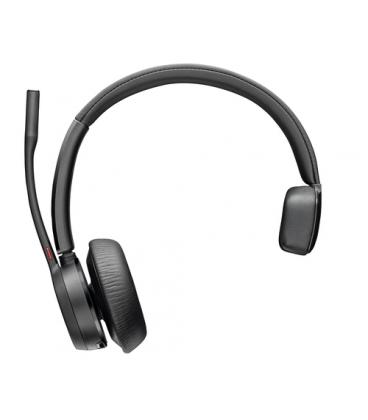 Auricular inalámbrico poly voyager 4310 + adaptador bt700/ con micrófono/ bluetooth/ negro