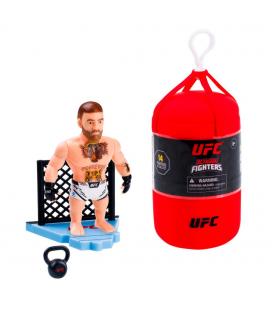 Ufc punching bag figura articulada 7 -5 cms + set lucha 1 unidad aleatoria