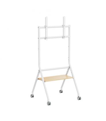 Soporte suelo con ruedas ewent vesa hasta 86 pulgadas 600x400mm max 80kg