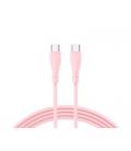 CABLE COOL USB-C A USB-C 1M SILICONA PINK