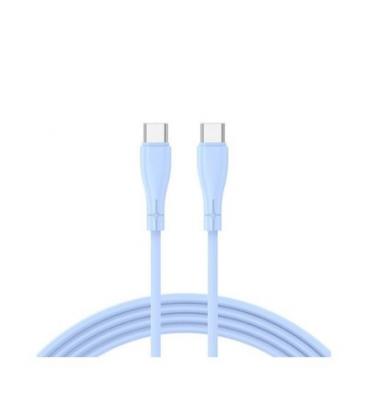 CABLE COOL USB-C A USB-C 1M SILICONA BLUE