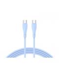 CABLE COOL USB-C A USB-C 1M SILICONA BLUE