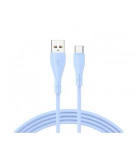 CABLE COOL USB A USB-C 1M NYLON BLUE