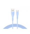 CABLE COOL USB A USB-C 1M NYLON BLUE