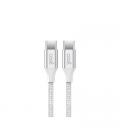 CABLE COOL USB-C A USB-C 1,2M N NYLON WHITE