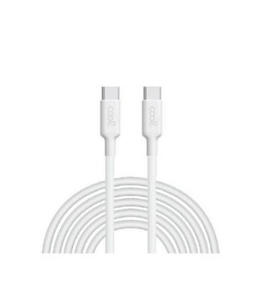 CABLE COOL USB -C A USB-C 3M WHITE