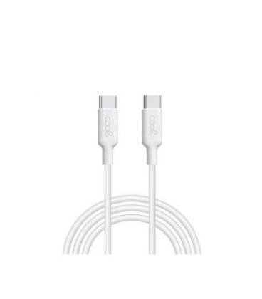 CABLE COOL USB C A USB-C 1M WHITE