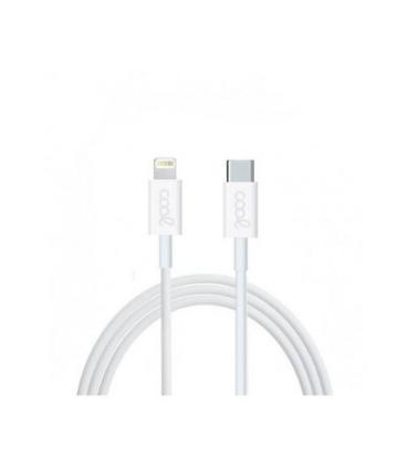 CABLE COOL USB-C A LIGHTNING 1.2M WHITE