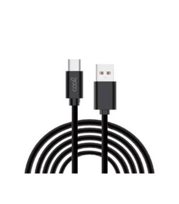 CABLE COOL USB A USB-C 3M BLACK