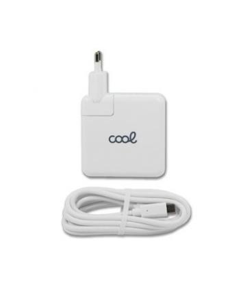 CARGADOR COOL MACBOOK 67W CABLE USBC WHITE