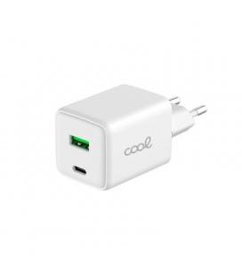 CARGADOR COOL DUAL USBC/USB 45W UTRA CARGA RAPIDA