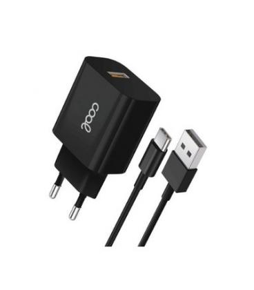 CARGADOR COOL USB-C 12W 2.4 AMP BLANCK CABLE .,2M