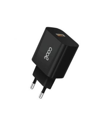 CARGADOR COOL 1USB 12W 2.4 AMP BLACK