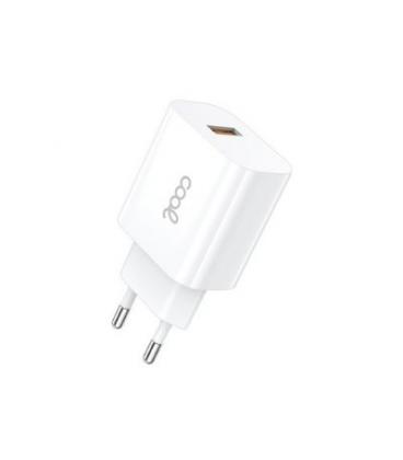 CARGADOR COOL 1USB 12W 2.4 AMP WHITE