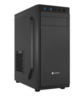 CAJA NATEC ARACANTA MIDI TORRE ATX LECTOR TARJETAS 1XUSB2.0 2XUSB3.0 NEGRO