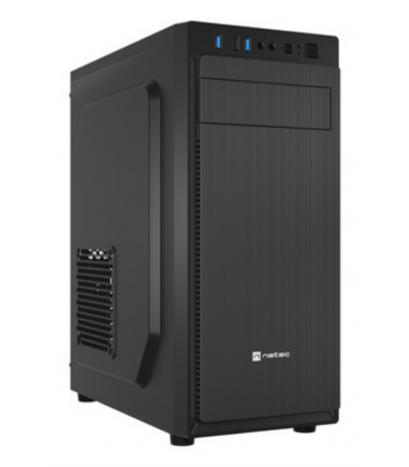 CAJA NATEC ARACANTA MIDI TORRE ATX LECTOR TARJETAS 1XUSB2.0 2XUSB3.0 NEGRO
