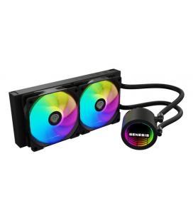 Kit de refrigeración líquida Genesis NLG-2319 Negro 2 Ventiladores RGB Multicolor