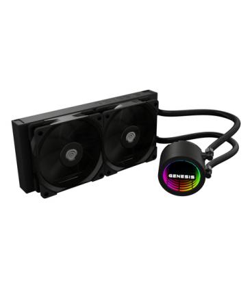 Kit refrigeración líquida Genesis NLG-2318 2 ventiladores Negro alto rendimiento