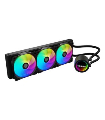 Kit de refrigeración líquida Genesis NLG-2321 3 Ventiladores RGB Multicolor Negro