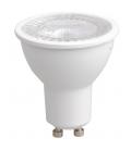 Bombilla led regulable silver electronics dicroica 8w-50w - gu10 - 5000k - 38º - 600 lm - luz blanca - a+ - acabado gris