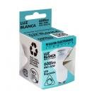 Bombilla led regulable silver electronics dicroica 8w-50w - gu10 - 5000k - 38º - 600 lm - luz blanca - a+ - acabado gris