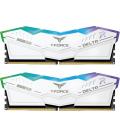 Memoria RAM Team Group T-Force Delta RGB White DDR5 6000MHz 64GB 2x32GB CL38