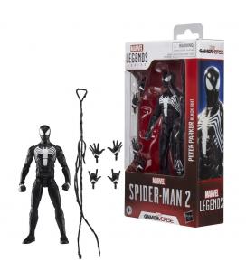 Figura hasbro marvel legends series spider - man 2 peter parket (black suit)