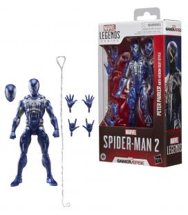 Figura hasbro marvel legends series spider - man 2 peter parker (anti - venom suit style)