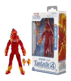 Figura hasbro marvel legends series los 4 fantasticos: primeros pasos antorcha humana
