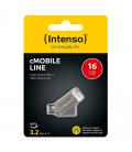 8intenso lápiz usb cmobile usb 3.0 + typec 128gb