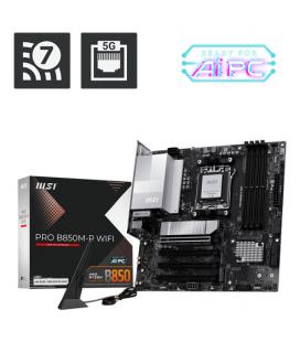 MSI PRO B850M-P WIFI AMD B850 Zócalo AM5 micro ATX