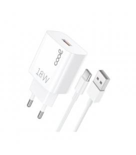 CARGAGOR COOL USB-C 3AMP CARGA RAPIDA WHITE CABLE