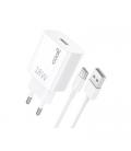 CARGAGOR COOL USB-C 3AMP CARGA RAPIDA WHITE CABLE